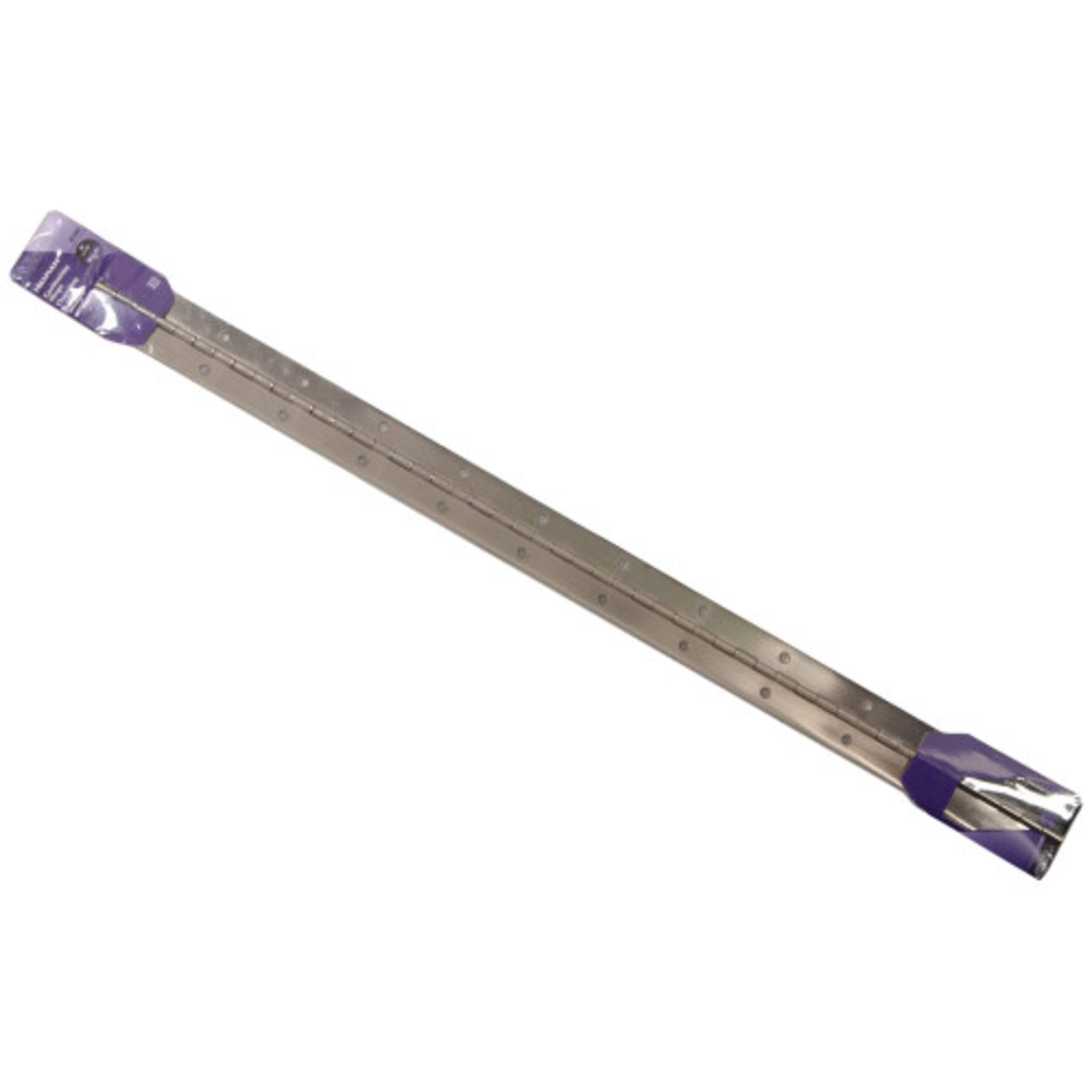 Hardware Essentials Continuous Hinge, Nickel-Plated, 24-x-1-1/2-in Front_Flat