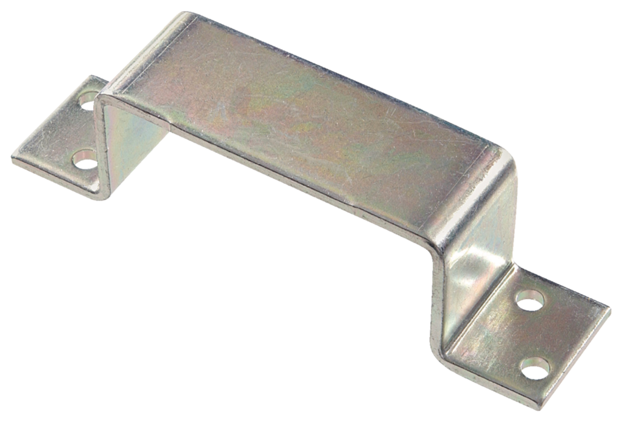 Hillman Closed Gate Bar Holder, For Securing Door/Entryway, Rust Resistant, Zinc-Plated Steel Side_Left