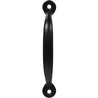 Hillman Black Screen Door Latch, For Medium Door Size, Zinc-Plated Steel, 4-3/4-in Front_Flat