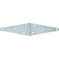 Hillman Heavy Duty Strap Hinge, For Outdoor Gates, Zinc-Plated, 6-in Front_Flat