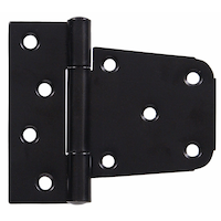 Hillman Gate T-Hinge, For Heavy Duty Door, Assorted Finishes Front_Flat