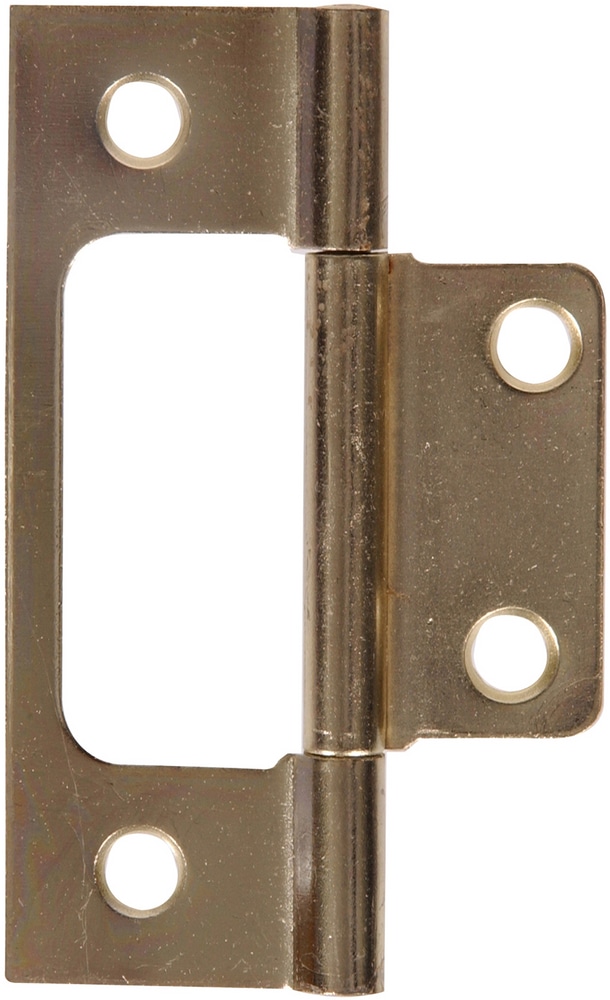 Hillman Non Mortise Hinge, For BiFolding Doors, Satin Brass, 3in