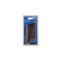 Hillman 852372 Plastic Wedge Door Stops, Brown, 1-1/2in, 2-pk