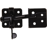 Hillman Self Adjust Gate Latch, For any Requirements, Black Front_Flat