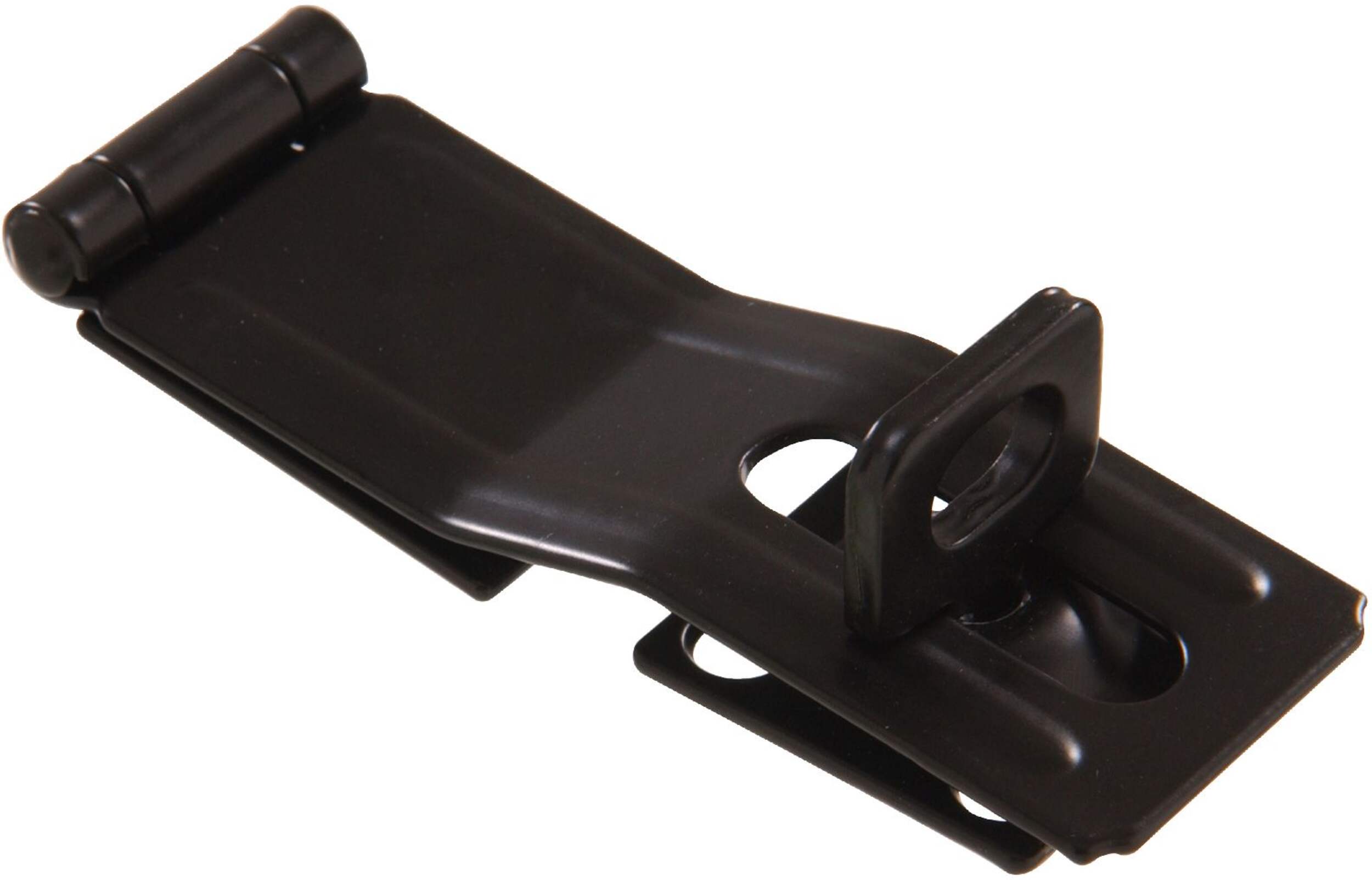 Hillman Safety Hasp, For Extra Securing, Black, 4.5-in Front_Elevated