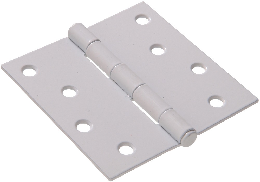 Hillman Residential Square Door Hinge, White, 4in Canadian Tire