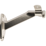 Hillman Plated Extended Neck Handrails, Long Style, Antique Brass Side_Left