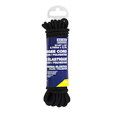 Corde élastique en nylon Ben-Mor, noir, 20 pi, choix de largeurs, paq. 1 Front_Flat