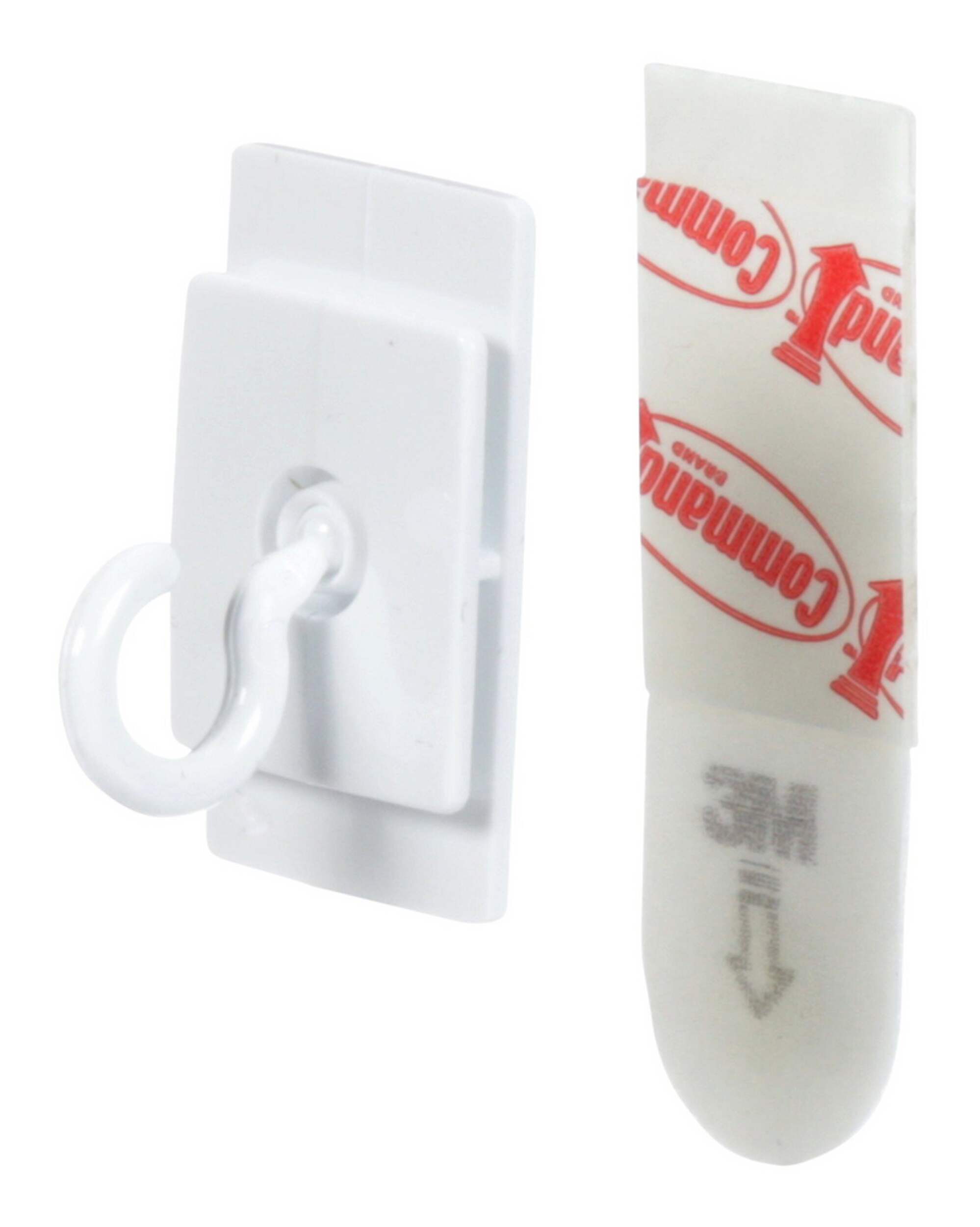 Command Ceiling Hanging Hooks with Adhesive Strips, White, 0.5lbs, 3