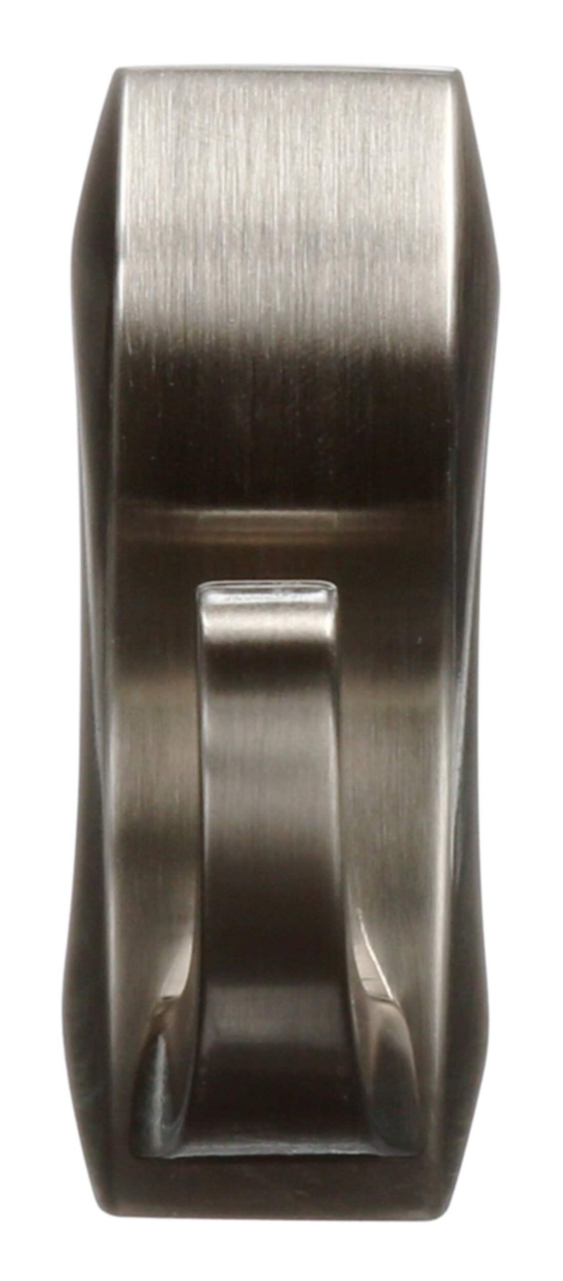 Command Small Metal Hook, Brushed Nickel Front_Flat