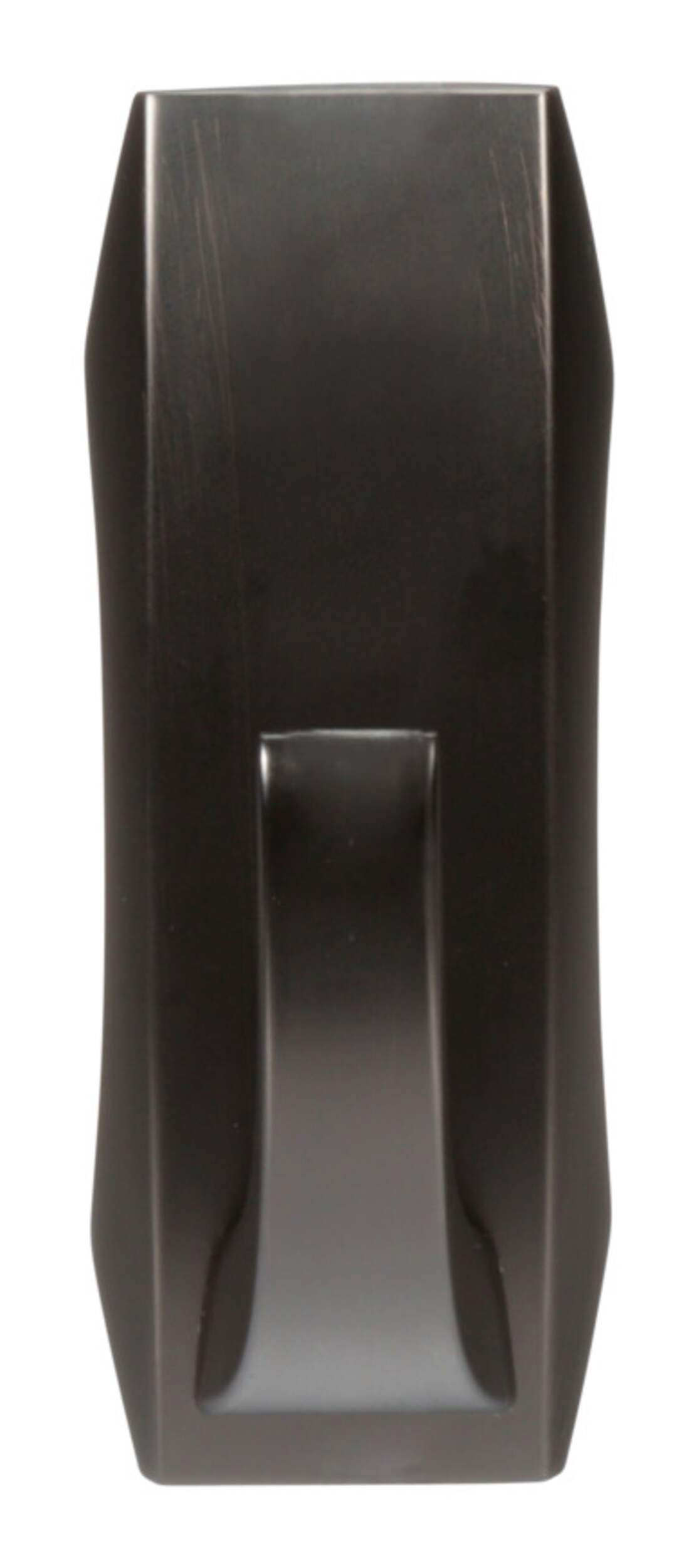 Command Large Metal Décor Hook with Adhesive Strips, Oil Rubbed Bronze, 5-lbs, 1 Strip per Pack Front_Flat