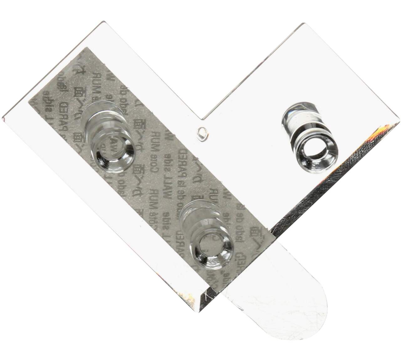 Command Jewelry Organizing Rack Hooks with Adhesive Strips, Clear, 1-lb, 2  Strips per Pack