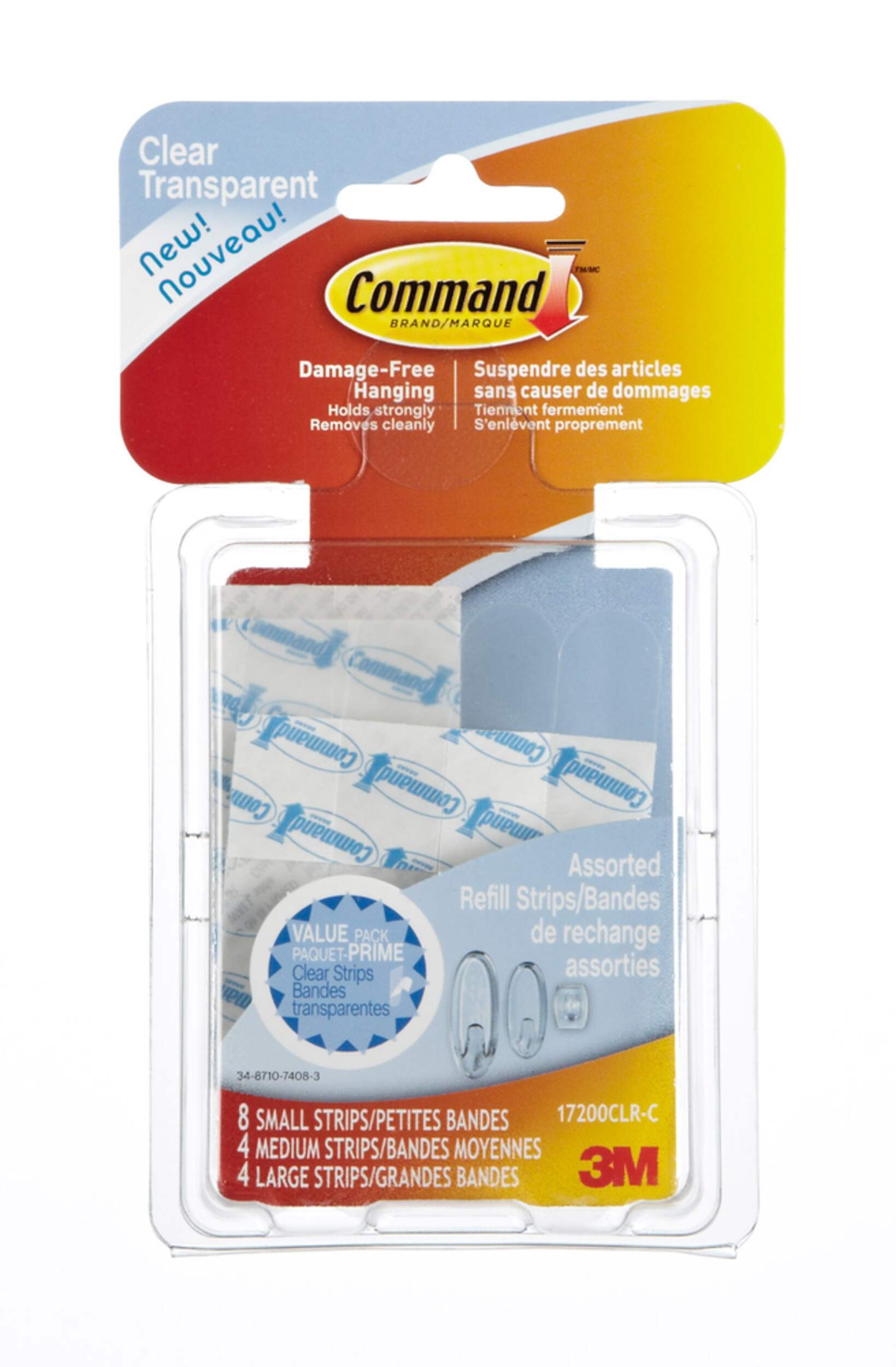 Command Assorted Clear Replacement Strips Front_Flat