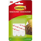 Command Removable Hook with Adhesive Strips, Damage Free Hanging, Reusable, Re-Position Front_Flat