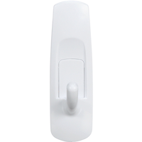 Command Medium Removable Self-Adhesive Hooks, Damage Free Hanging, Reusable Front_Flat