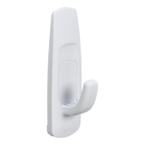 Command Removable Self-Adhesive Hooks, Large, White Front_Three_Fourths_Angled_Right