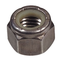 Hillman Nylon Insert Lock Nut, SP Style, Stainless Steel Finish, Assorted Sizes Front_Elevated