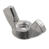 Écrou à oreilles forgé en acier inoxydable Hillman, style SP, choix de tailles Front_Elevated