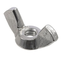 Écrou à oreilles forgé en acier inoxydable Hillman, style SP, choix de tailles Front_Elevated