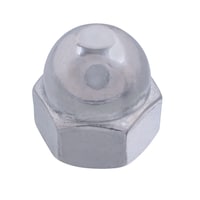 Hillman Acorn Nut, SP Style, Stainless Steel Finish, Assorted Sizes Front_Elevated