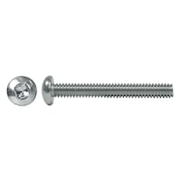 Hillman Pan Head Square Drive Metric Machine Screw, M8-1.25 x 25-mm Composite_or_Mixed