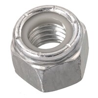Hillman Metric Nylon Insert Lock Nut, SP Style, Zinc-Plated Finish, Assorted Sizes