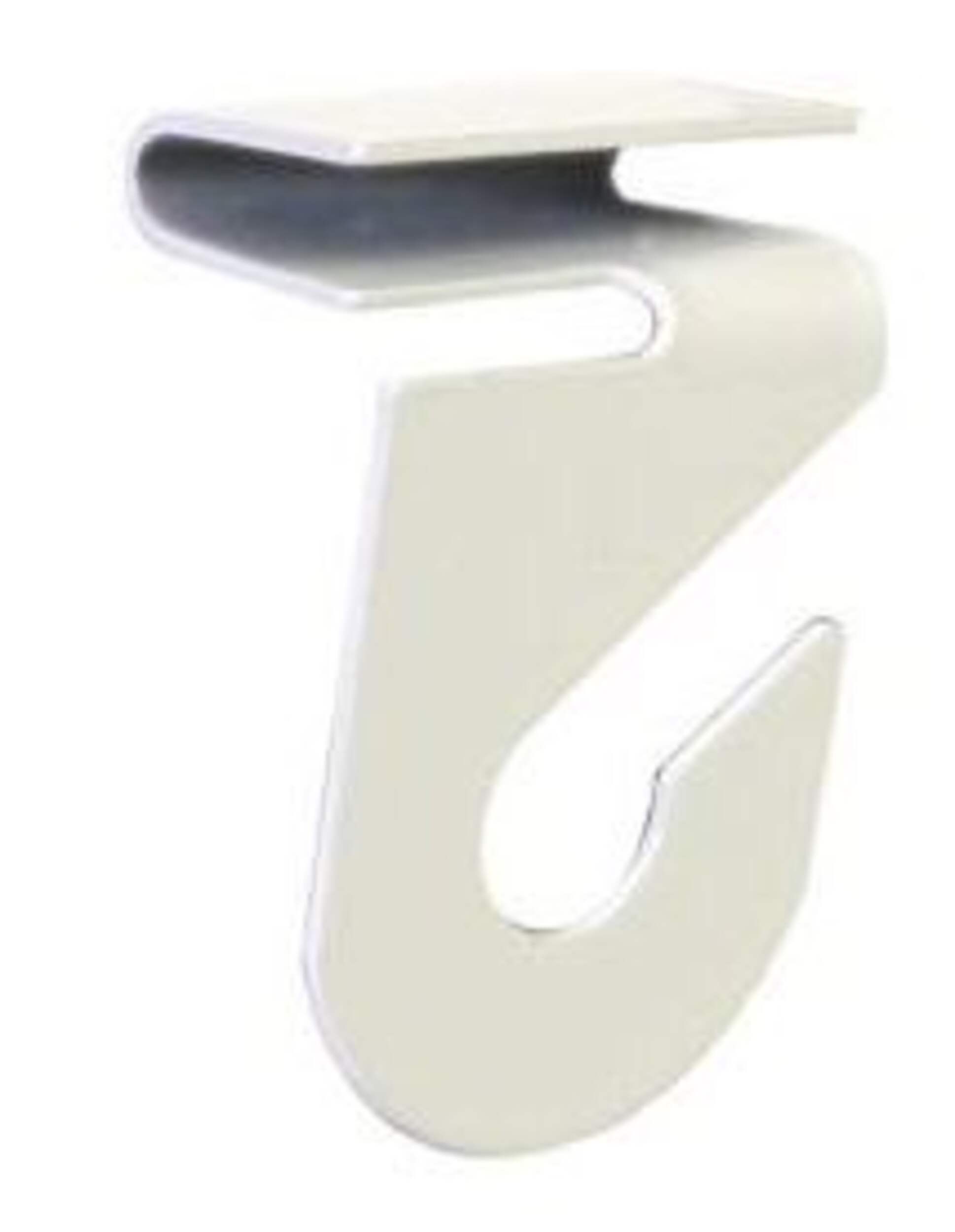 Buildex Ceiling Track Hanger, White Finish Front_Angled_Right