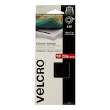 Velcro Industrial Strength Extreme Heavy Duty Tape, Black, 15-lbs, 4-ft x 1-in, 1-pk Front_Flat