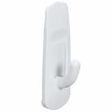 Crochets métalliques Command avec bandes adhésives, tout usage, paquet économique, blanc, petit, 1 lb, paq. 6 Front_Angled_Right