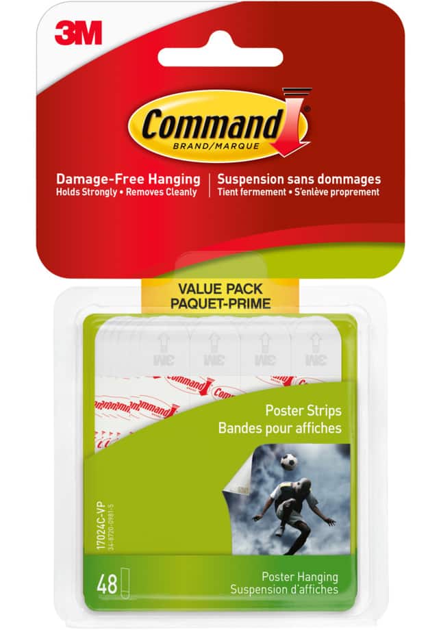 3M Command Strips Dual Lock SMALL Self Adhesive Damage Free Picture/ Poster. 