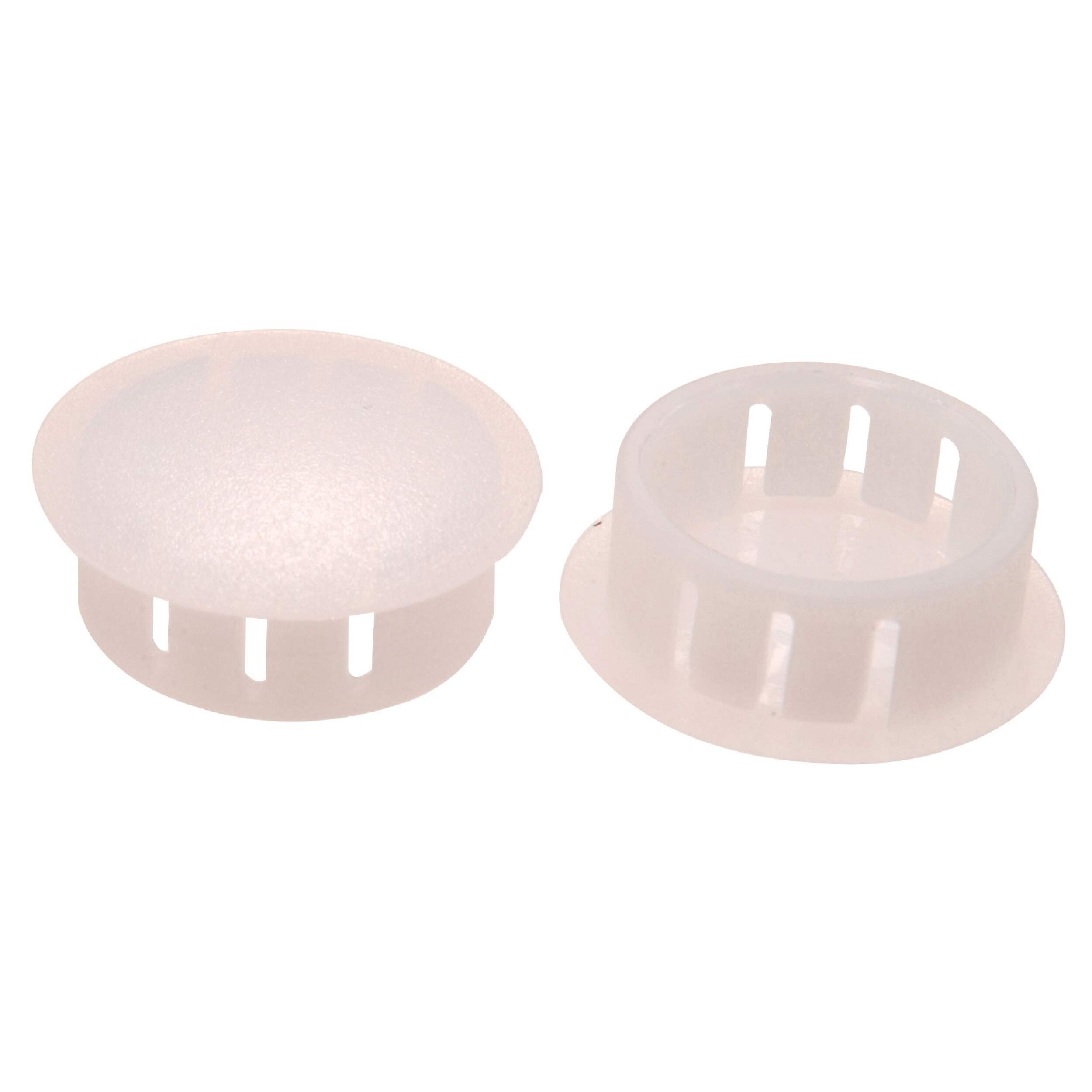 Hillman Nylon Hole Plug, White, 1/2-in, 2-pk Composite_or_Mixed