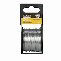 Ben-Mor Durable 16 Gauge Galvanized Steel Wire For Indoor/Outdoor Use, Silver, 50-ft