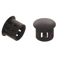 Hillman Nylon Hole Plug, Black, 3/4-in, 2-pk Composite_or_Mixed