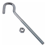 Crochet à corde à linge tire-fond zingué Hillman, résistant à la corrosion, 7 1/4 po Front_Angled_Right