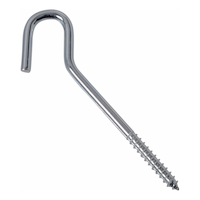 Hillman Zinc-Plated Lag Screw Clothesline Hook Front_Angled_Right