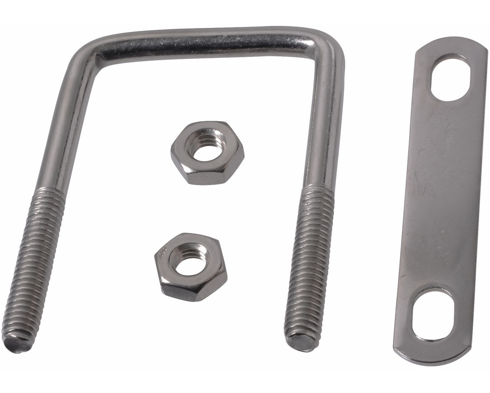 Buildex Square U Bolt, Stainless Steel, For All Weather, 3 x 2in