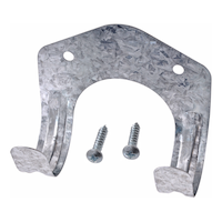Buildex Large Took Hooks, Carbon Steel and Zinc-Plated, 5-pk Front_Angled_Left