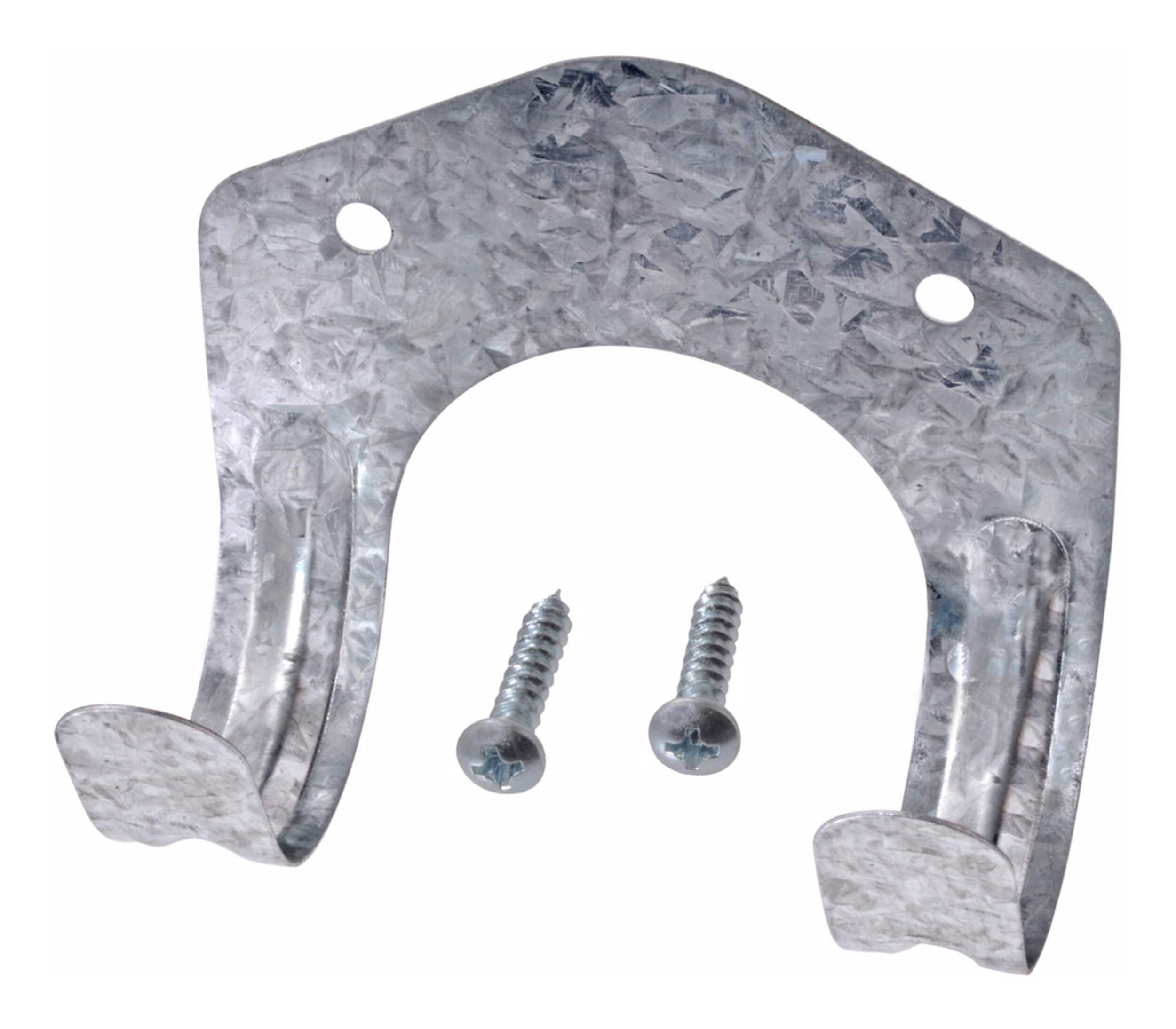 Grands crochets à outils Buildex, acier au carbone et zingué, paq. 5 Front_Angled_Left