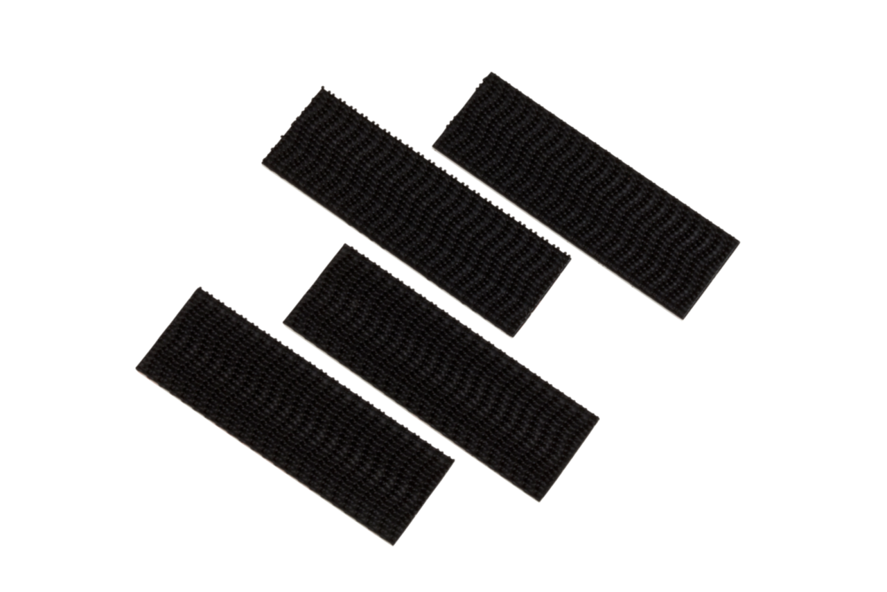 Velcro Adjustable Reusable Eco Pre-Cut Straps, Black, 5 x 0.3-in, 6-pk
