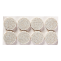 Scotch Round Felt Pads, Self-Adhesive, Assorted Sizes, 32-pc Front_Flat