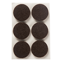 Coussinets ronds en feutre Scotch, autoadhésif, protection de meubles, choix de tailles, paq. 24