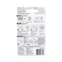 Crochets décoratifs Command avec bandes adhésives, petit, noir mat, 0,5 lb, paq. 4 Back_Flat