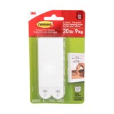 Command™ 20-lb White Picture Hanging Strips, Pairs, X-Large Strips Front_Flat