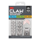 3M Claw DrywAll Picture Hangers Assorted Kit, 45-lb Capacity