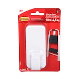 Command™ 10-lb Jumbo Hook, 17010-EF | 1 Hook, 4 Strips per Pack Front_Flat