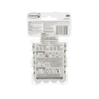 Command Adhesive Picture Hanging Strips Value Pack, White, 12-lbs to 16-lbs, Assorted Sizes, 24 Strips per Pack Back_Flat