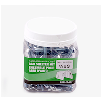 Hillman Car Shelter Repair Hardware Kit, 1/4-in x 3-in Front_Elevated