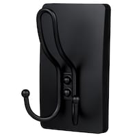 Command 10-lb X-Large Matte Black Damage Free Triple Hook