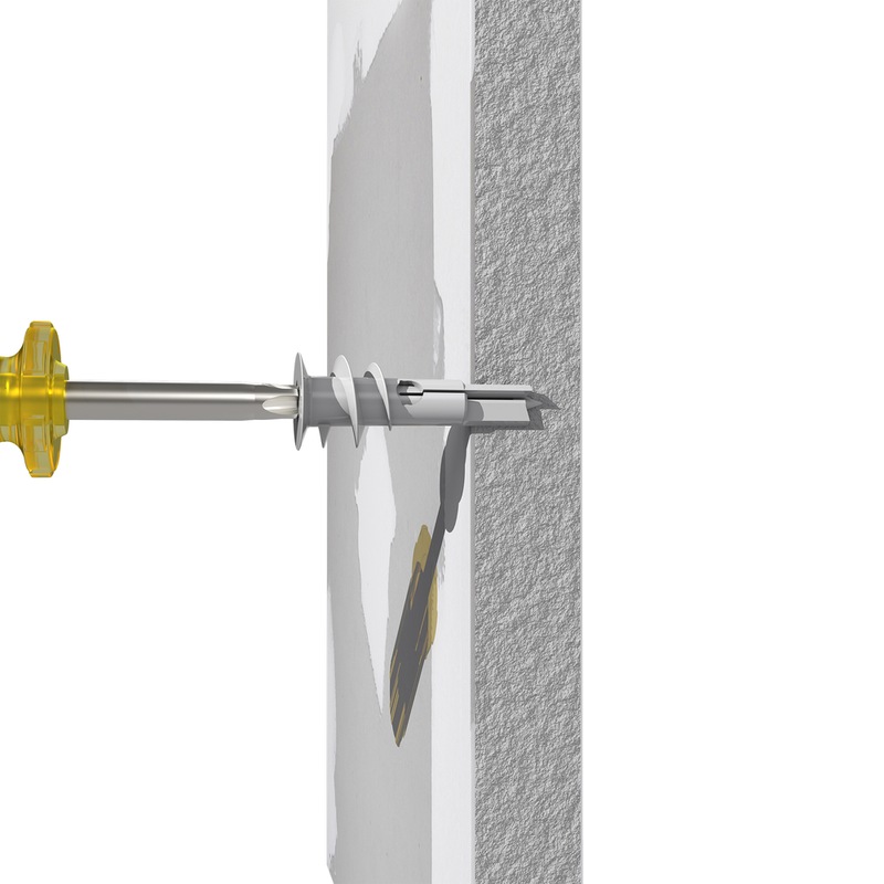 Hillman XXL Medium Duty 8 Zinc Anchors with Screws, Sharp Tip, Double