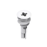 Hillman XXL Medium Duty #8 Zinc Anchors with Screws, Sharp Tip, Double Lead Thread, 50-pk Front_Elevated